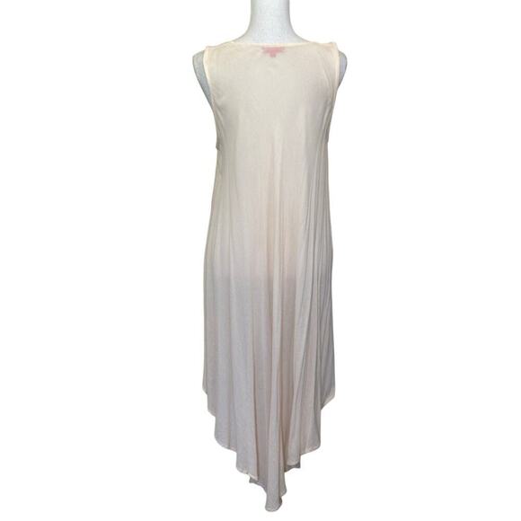 Cream‎ painted sundress, large, bohemian, resortwear, artsy, festival, vacation - Picture 3 of 7